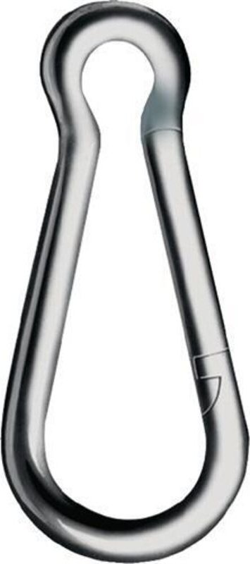 Karab.h.DIN 5299,Form C L.60mm Drahtstärke 6mm Trgf.120kg ZN