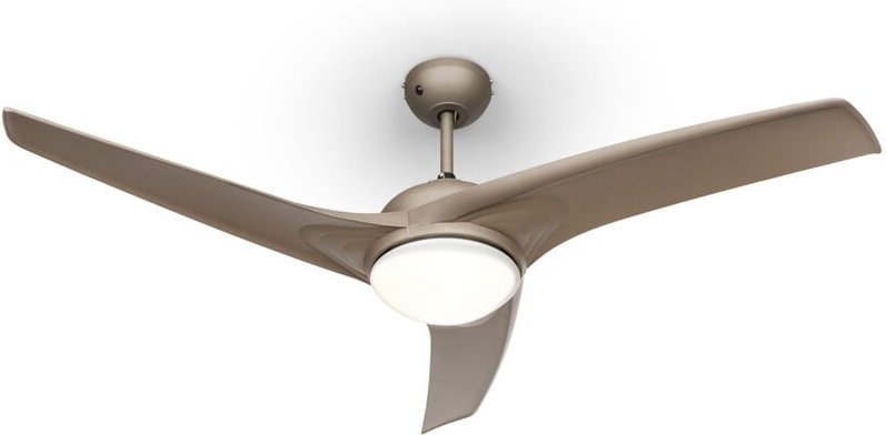 Klarstein - Figo Deckenventilator 2-in-1: Ventilator & Deckenlampe ø 52" (132 cm ) 3 Flügel 10.039 m³/h 2 Laufrichtungen...