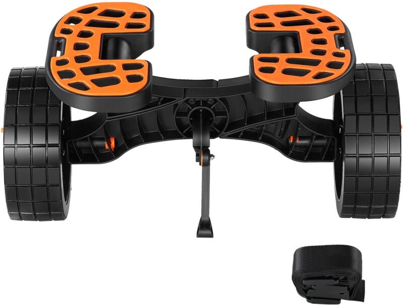 Mophorn - Hochleistungs-Kajakwagen, 145 kg Tragkraft, abnehmbarer Wagen mit 25,4 cm Vollreifen, verstellbare Halterungen...