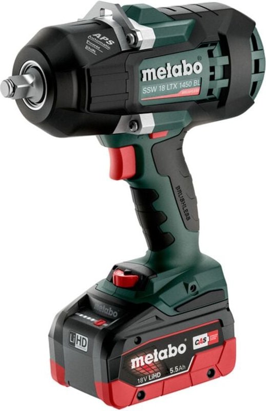 Thumbnail - Akku-Schlagschrauber ssw 18 ltx 1450 bl, incl. 2x Akku LiHD/5,5 Ah, Ladegerät x - Metabo