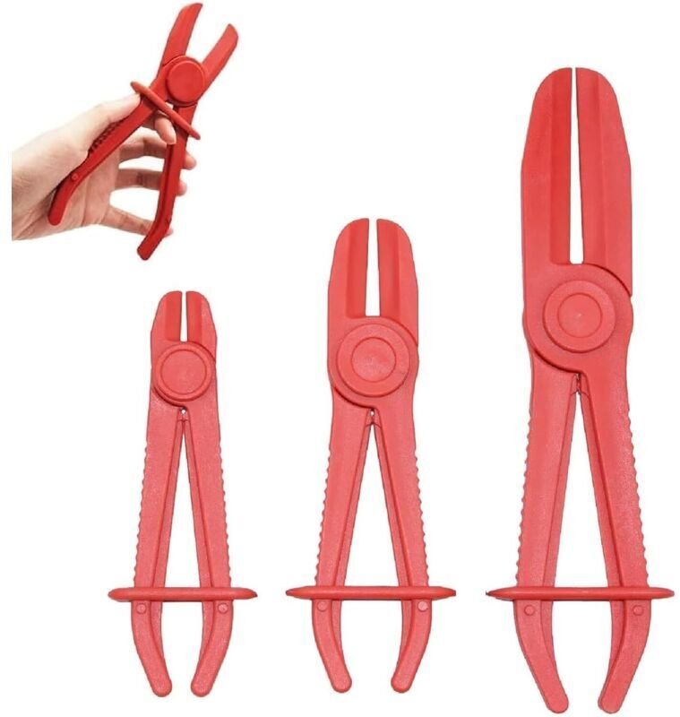 Schlauchklemmzange, Schlauchschellenzange, Schlauchschellen-Set, 3-teiliges flexibles Schlauchklemmwerkzeug zum Festzieh...