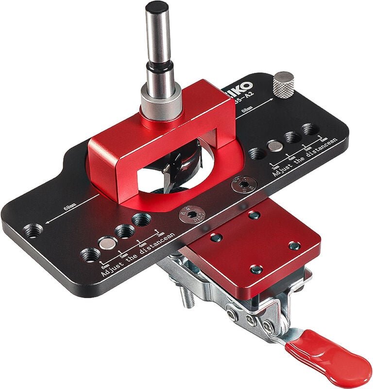 Aluminiumlegierung 35 m Scharnierbohrlochbohrführung Scharnierlehre mit Klemme für die Installation von Schranktüren