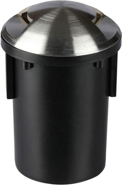 V-TAC VT-7678-2 GU5.3 MR16 Unterirdische Montage zwei Fenster Stahlkörper schwarz-silber IP67 - sku 8568