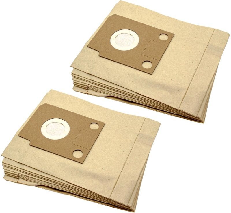50x Staubsaugerbeutel kompatibel mit Hoover s 3722 New Sensotronic, s 3722 Audio Staubsauger - Papier, 26cm x 21cm Sandf...