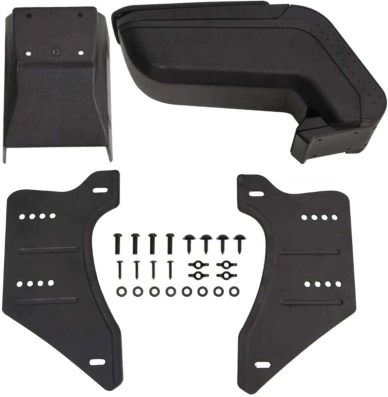 Destockoutils - Auto-Armlehne Universal Schwarz 14x30x(32-48,5) cm abs vidaXL