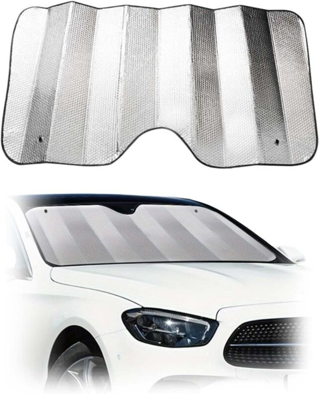 140 x 70 cm Sonnenschutzblende für die Windschutzscheibe, Sonnenschutzblende für die Innenseite der Frontscheibe, Sonnen...