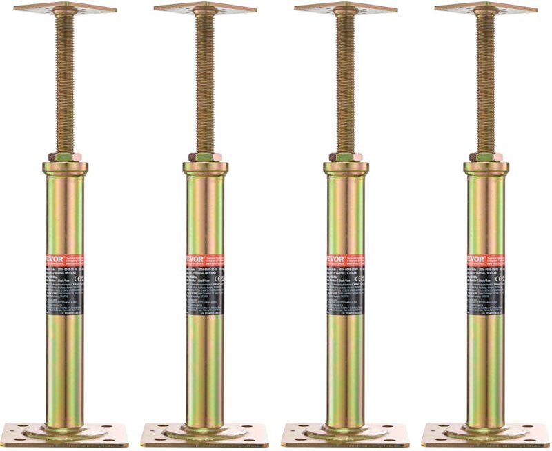 VEVOR Wagenheber für den Hausgebrauch, 4er-Pack, Höhenbereich von 29,4 bis 40,6 cm, maximale Tragkraft pro Einheit: 1000...