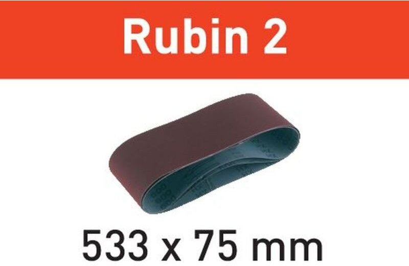 Schleifband L533X 75-P60 RU2/10 Rubin 2 – 499156 - Festool