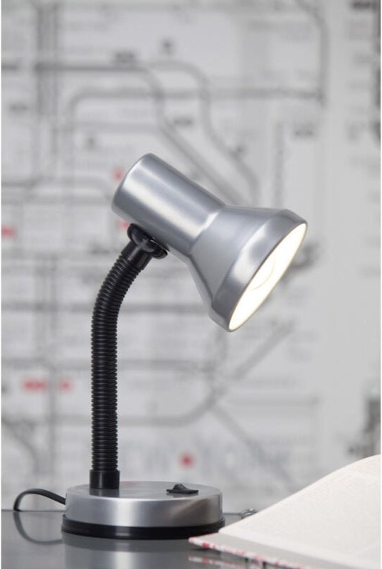 Brilliant - Junior Tischlampe Energiesparlampe, Glühlampe E27 40 w Titan