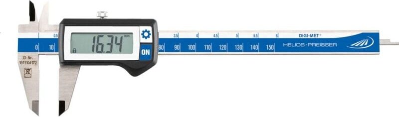 Helios Preisser - digi-met 1320522 Digitaler Messschieber 300 mm