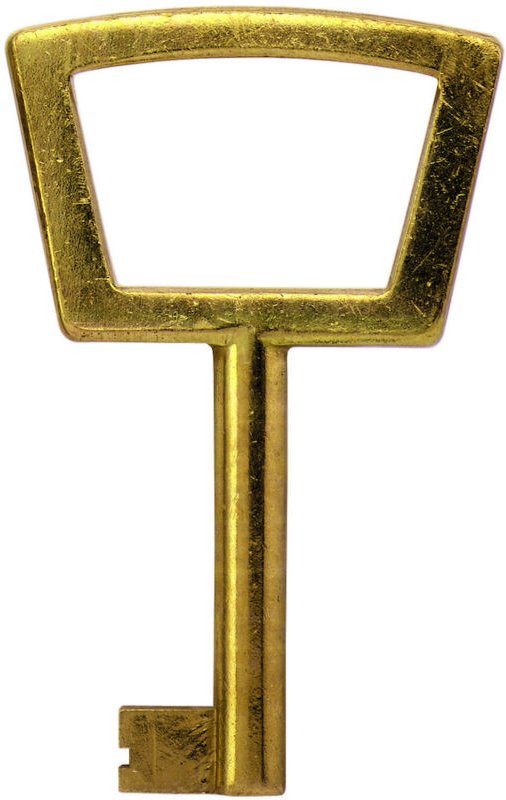 472.IC.685 Möbelschlüssel vermessingt