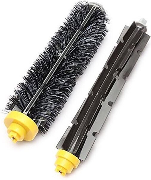 Lntyq - 2er-Pack Hauptwalze, Mittelbürste für iRobot Roomba 600 und 700 Serie, Bürste für iRobot Roomba, multifunktional...