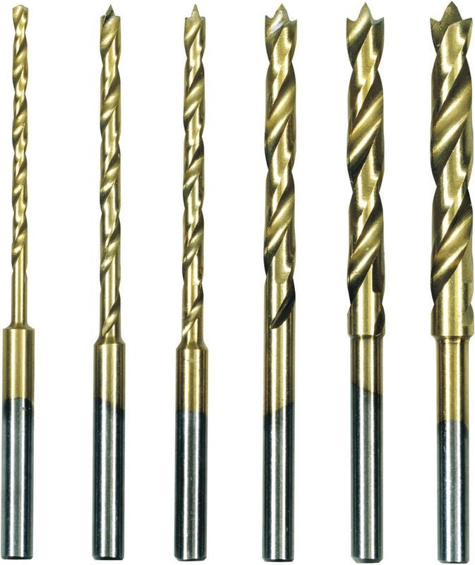 Proxxon - hss Spiralbohrersatz mit Zentrierspitze, 1,5 bis 4 mm (6-teilig) - 28876