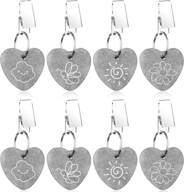 Tischdeckenbeschwerer für den Außenbereich, 8 Stück, Tischdeckenklammer für Picknicks, Partys, Hochzeiten - Lntyq