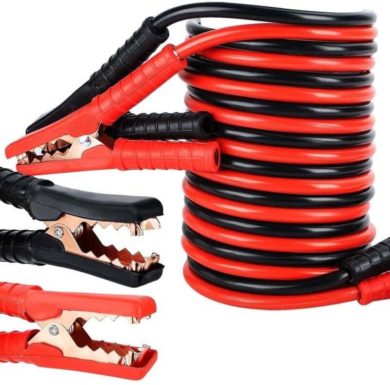 Trintion Starthilfekabel 2 x 4M 500A Batteriekabel Überbrückungskabel Starterkabel 12V und 24V Kabel überbrückungskabel ...