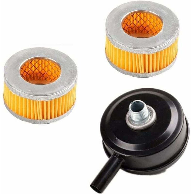 Filtre silencieux pour compresseur d'air, filetage de 20 mm, noir, silencieux de rechange pour filtre de silencieux de c...
