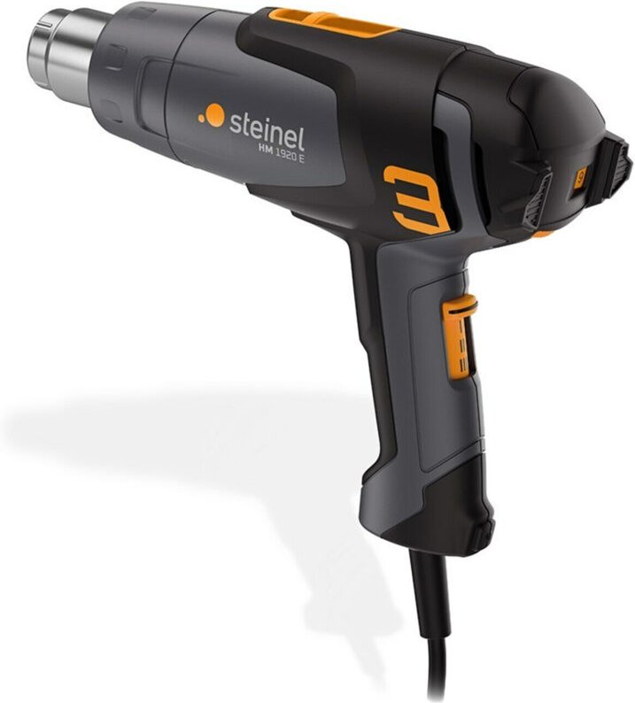 Heißluftpistole hm 1920 e, 2000 w, 80-600°C, Heißluftpistole mit Keramikheizung, zum Schrumpfen, Folieren und Schweißen ...