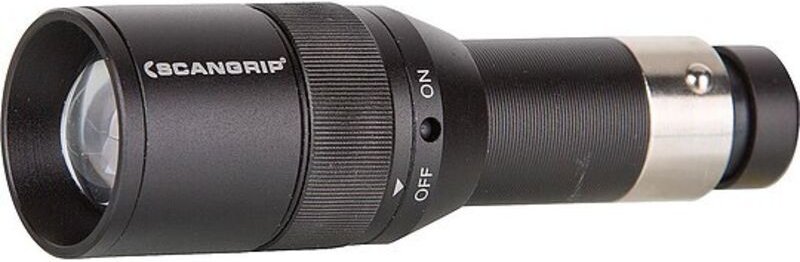 scangrip FLASH 12-24V Akku-LED-Taschenlampe, Taschenleuchte, 3,7 V mit 0,55 Ah Akku - 130 lm