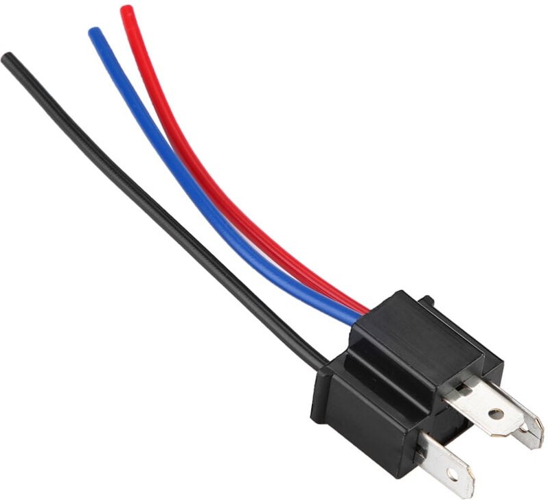 Zoternen - H4-Steckerkopf-Verlängerungsstecker, hochfester Stecker-Verlängerungsadapter, schmelzfester, langlebiger PVC-...