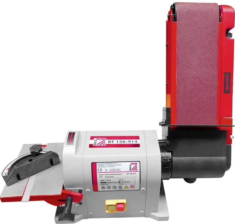 Holzmann - Maschinen BT150-914230V Band- und Tellerschleifer 450 w 15 cm