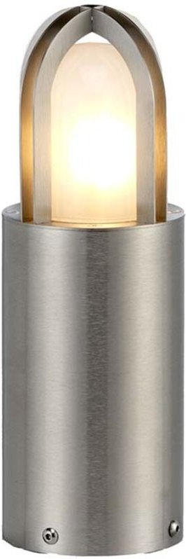 Elstead - Paignton Außen-Sockelleuchte Edelstahl (Silber), IP55