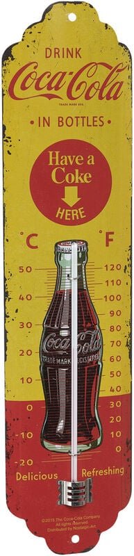 Nostalgic Art - Analoges Thermometer Innen & Außen Coca-Cola