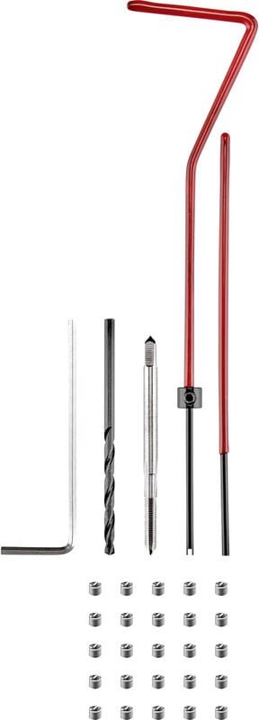 TO-5017512 Gewindereparatursatz 30teilig M2.5 - Toolcraft