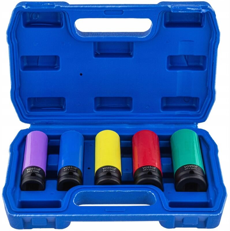 Schlagschrauben-Nüsse 1/2 Zoll für Steckschlüssel 15 17 19 21 22 mm