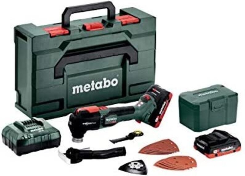 Metabo - Akku-Multitool mt 18 ltx bl qsl, incl. 2x Akku LiHD 4 Ah, Ladegerät, Zubehör x