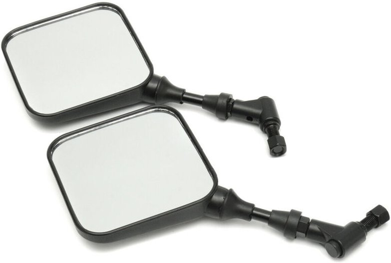 2Pcs Motorrad Rückspiegel Schwarz Für 200 250 Dr350 Drz 400 Dr650