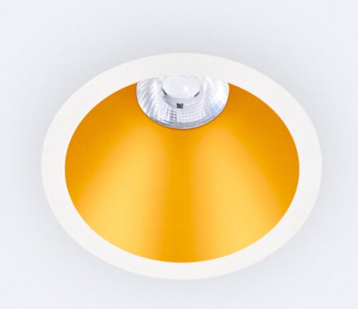LED Downlight Einbaustrahler 5-7W Konisch Areni Schnitt Ø 75 mm 4000K Gold Neutralweiß 7 W