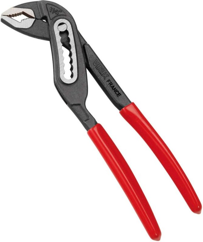 Virax - Wasserpumpenzange umhüllt 180 mm mit extra großer Spannweite - 18212