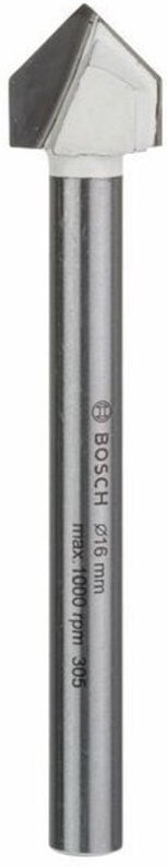 Bosch - Accessories Expert for Ceramic 2608587168 Glas- und Fliesenbohrer 16 mm Gesamtlänge 90 mm Zyl