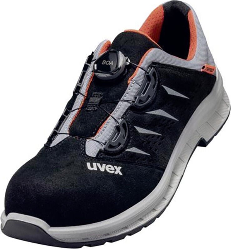 Uvex - 6908 6908240 Sicherheitshalbschuh S1P Schuhgröße (eu): 40 Schwarz/Rot 1 Paar