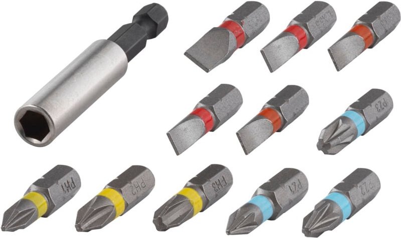 Thumbnail - Bitsatz massiv, mit magnetischem Bithalter 2445000 Wolfcraft