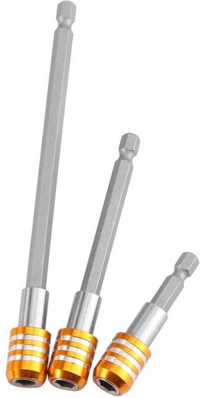 Ulisem 1/4-Zoll-Sechskantschaft-Bithalter-Verlängerung für elektrische Schraubendreher (gelb)