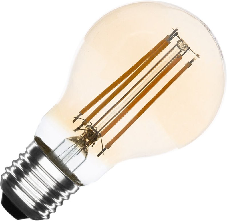Thumbnail - LED-Glühbirne Filament E27 8W 750 lm Dimmbar A60 Gold No Flicker 2700K Warmweiß