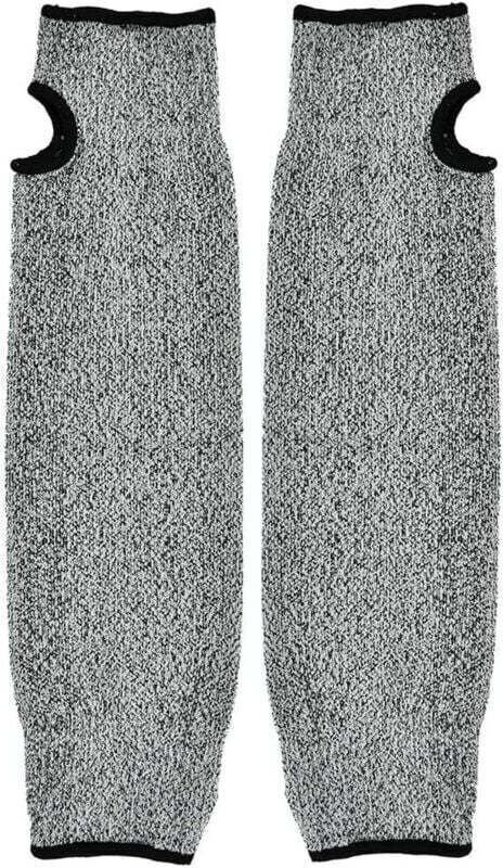 Schutzärmel, Sicherheitsärmel, langärmelige Arbeitshandschuhe aus schnitt- und abriebfestem HPPE für Garten-, Koch- und ...