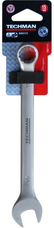 19-mm-Industrie-Ringmaulschlüssel TECHMAN