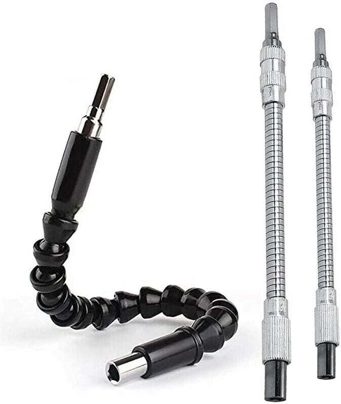 Flexibler Schaft-Bohrschrauber-Magnet, 1/4 '' Sechskant-Flexibler Schaft-Schraubendreher-Verlängerungsverlängerung (200 ...