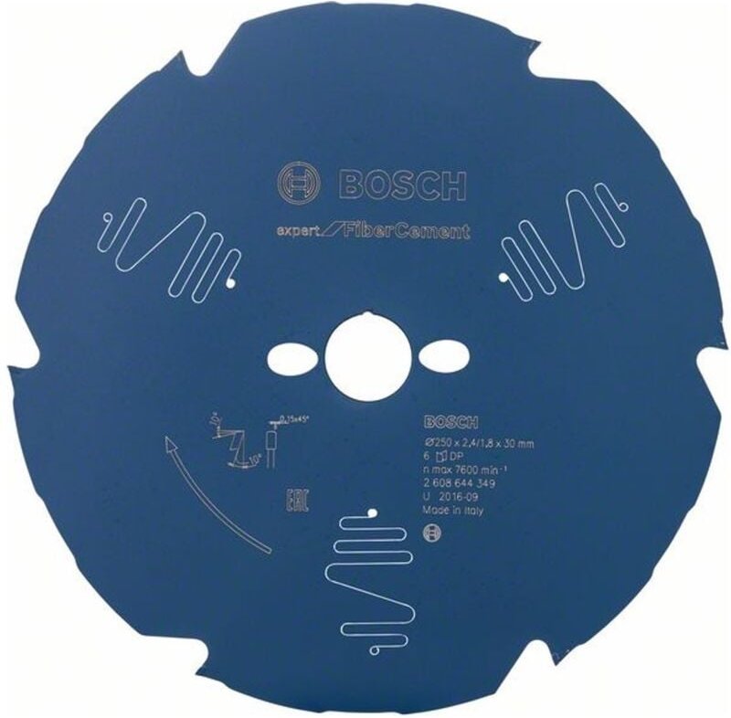 Kreissägeblatt Expert for Fibre Cement, 250 x 30 x 2,4 mm, 6 - Bosch