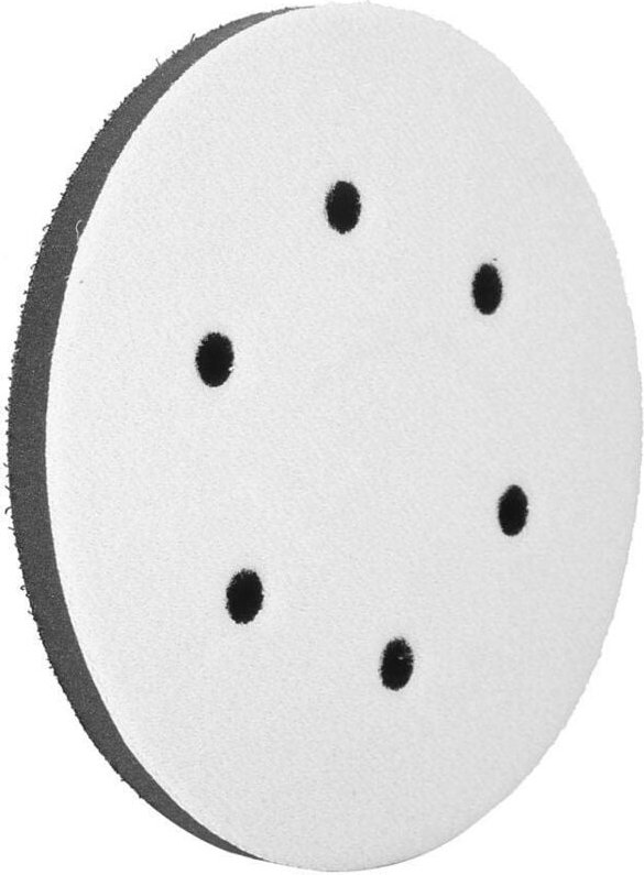 Thumbnail - Weiches Schleifpad, 125 mm, weiche Schleifschnittstellenpads, weicher Schwamm, Durchmesser 125 mm (6 Löcher)