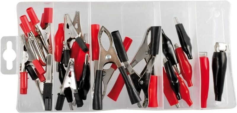 SW-Stahl S8138 Krokodilklemmen 28 teiliger Satz