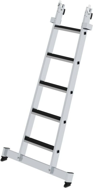 Stufen-Glasreinigerleiter Unterteil mit nivello-Traverse 5 Stufen - 012027 - Günzburger Steigtechnik