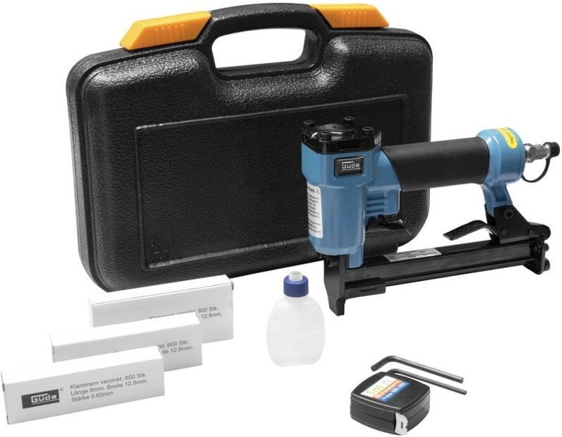 Güde - Druckluft Klammergerät Tacker kn 14 Set für Polster Stühle Eckbank Bilder