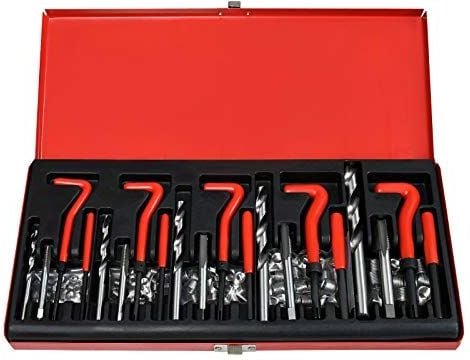 Thumbnail - Naizy - Gewindebohrer Reparatur Satz Gewinde-Bohrer-Einsätze-Hülsen M5 M6 M8 M10 M12 Gewinde Bohrer Gewindehülsen Gewind...