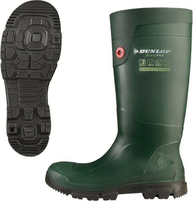 PuroFort FieldPro Volle Sicherheit (Punkt und halbe Stahlsohle), Wasserstiefel (CG62E33), Gr¤e 44 - Dunlop