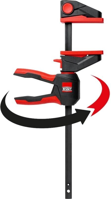Einhandzwinge mit drehbarem Griff s - EZ360S-11SET - Bessey