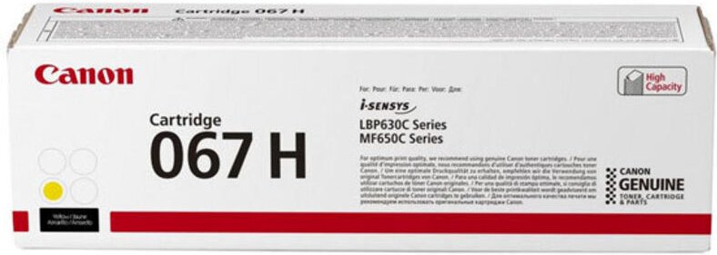 Thumbnail - Original Toner Gelb Canon i-SENSYS LBP630C, MF650C Serie (CRG067H, CRG-067H, 5103C002)