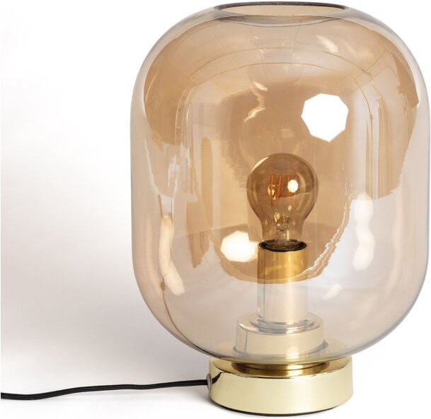 Tischlampe aus Metall und Glas Nélida Bernstein